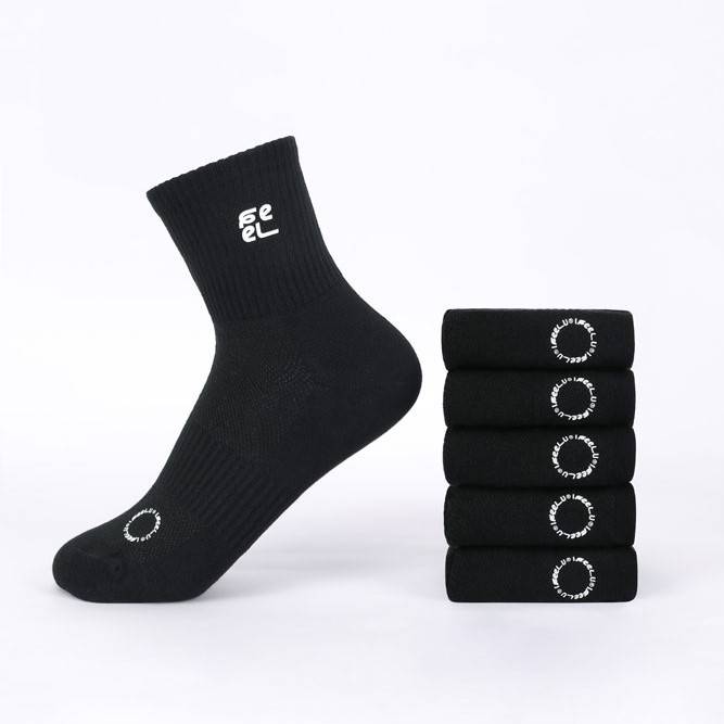 Black Quarter Women Socks 
