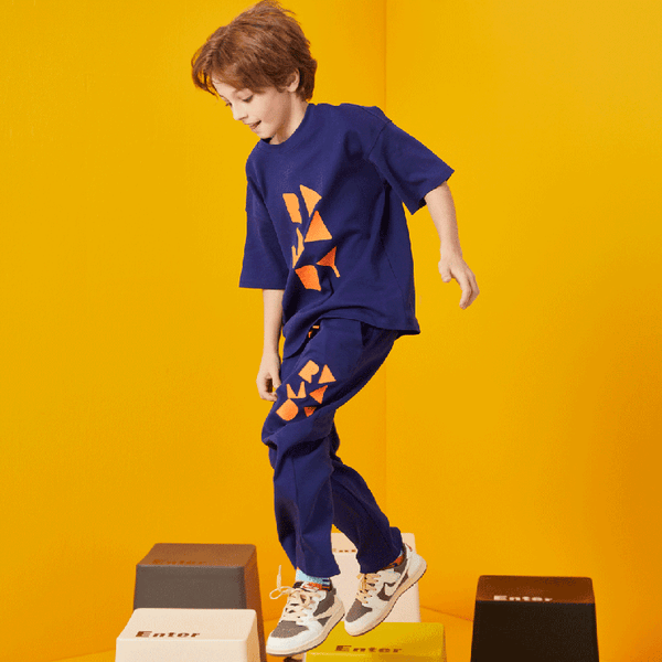 Kids cotton - Beacon blue- Set