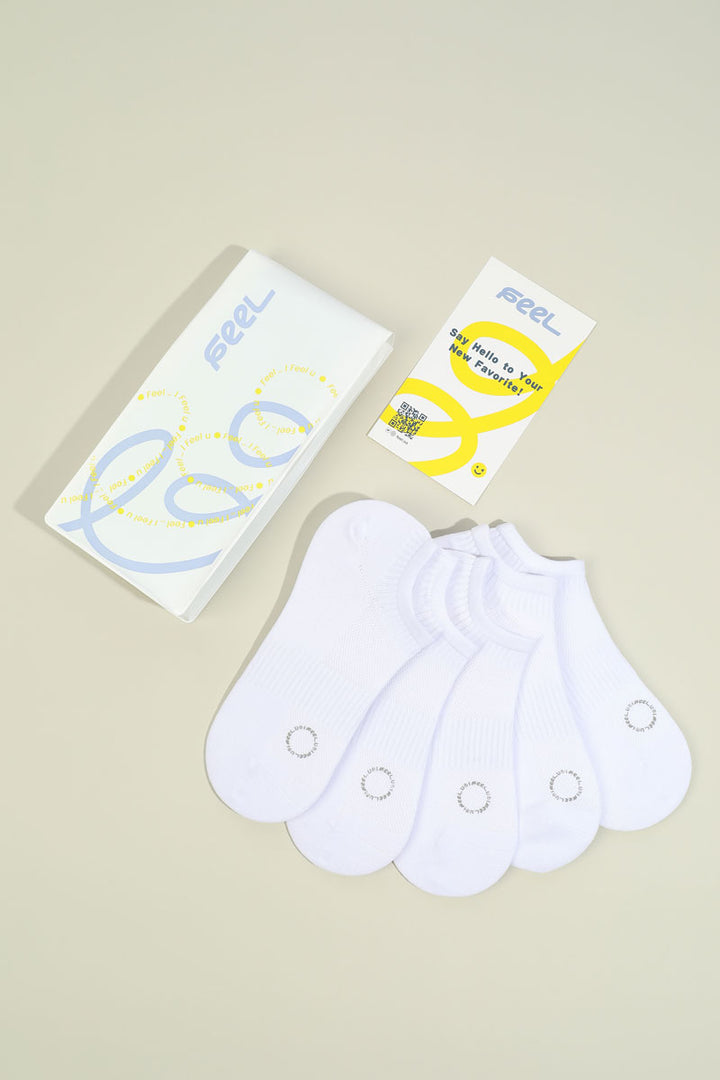 Set of white Liner Women Socks