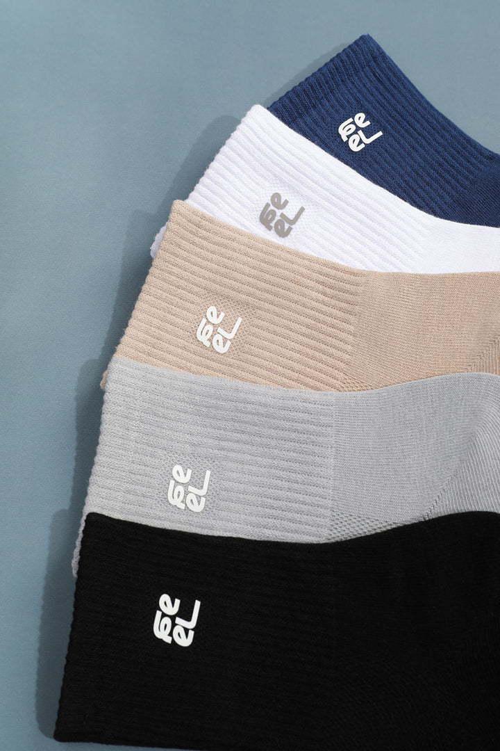 colored Quarter Men Socks 